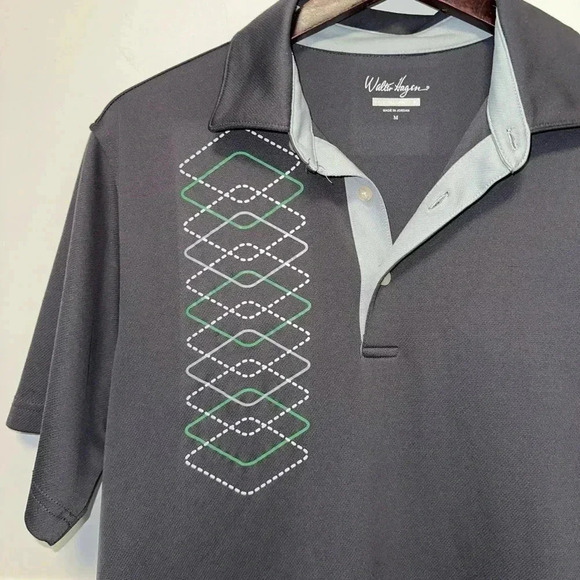 Men's Walter Hagen Golf Polo Shirt, Size M, Dark Gray NWOT - Picture 2 of 12